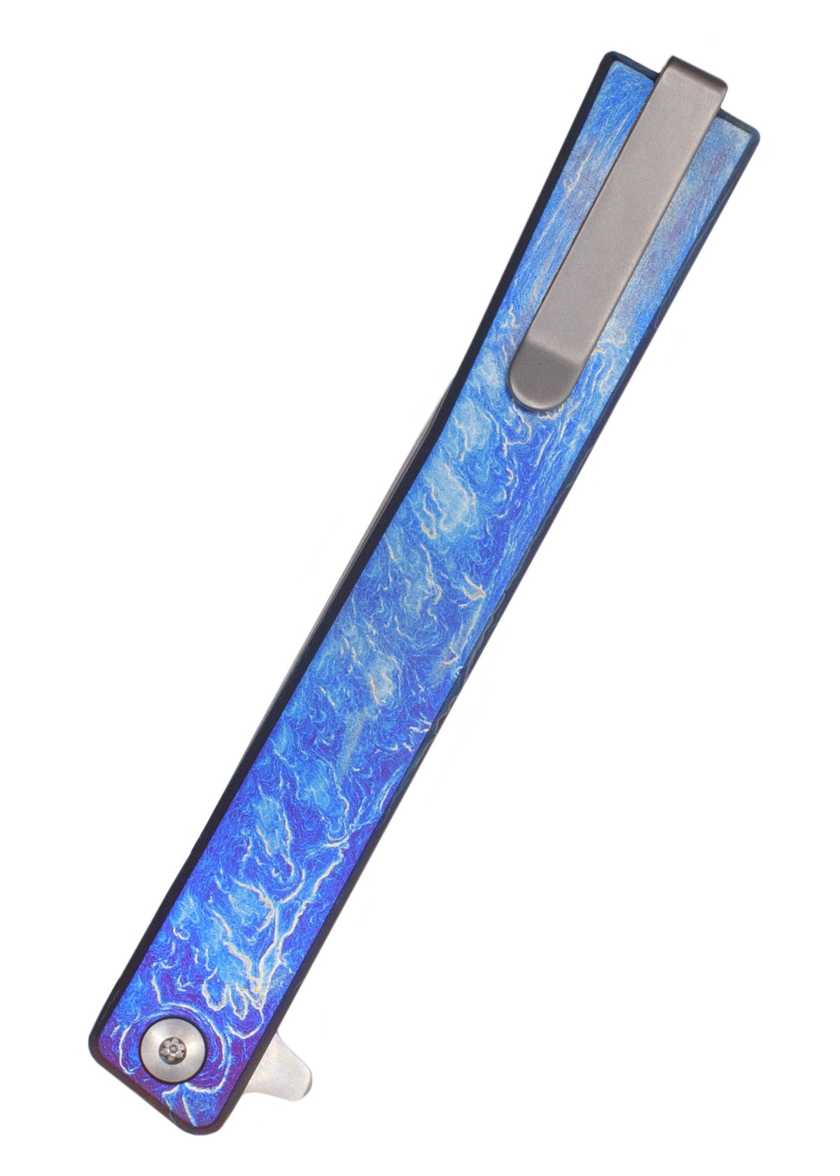 Couteau pliant Ocaso Solstice en titane anodisé