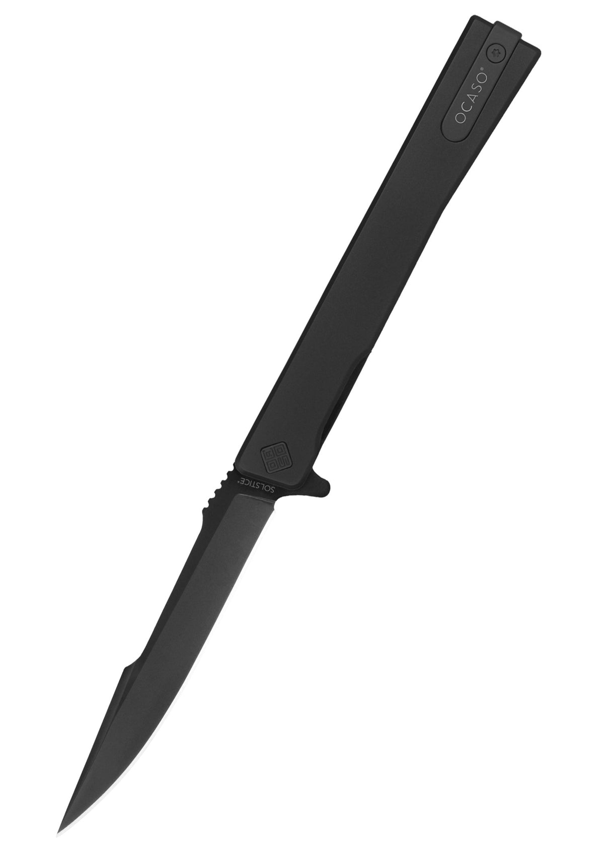 Couteau pliant Ocaso Solstice Harpoon en titane noir