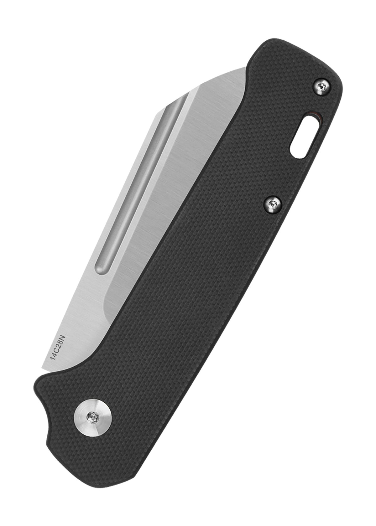 Couteau de poche QSP Penguin Slip Joint, manche G10 noir
