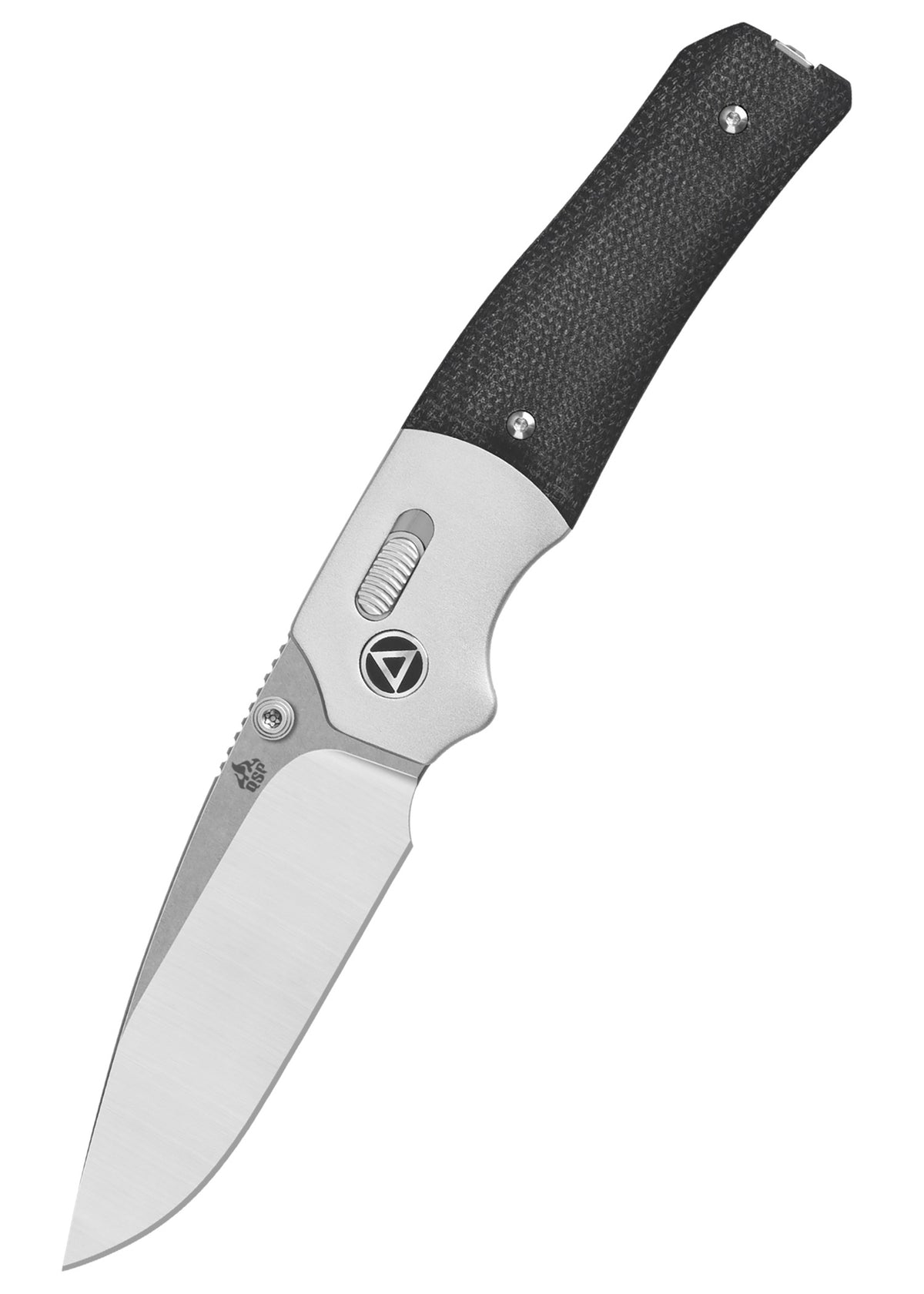 Couteau pliant QSP Vault stonewashed, manche micarta noir