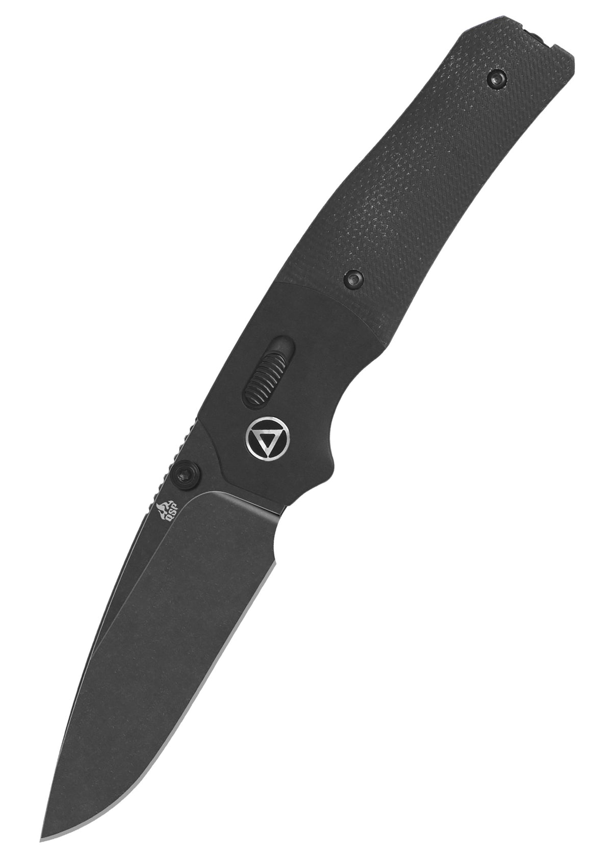 Couteau pliant QSP Vault noir stonewashed, manche Micarta