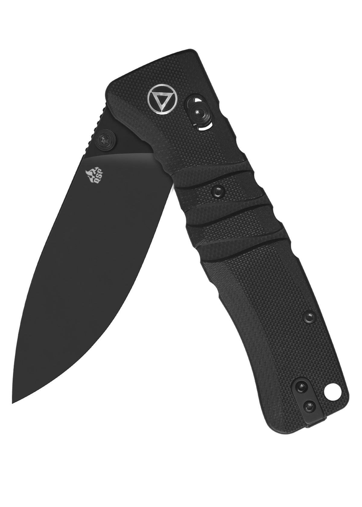Couteau pliant QSP Ripley tout noir