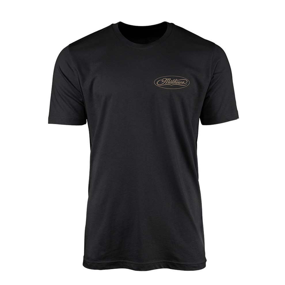 T-shirt Mathews Drop Tee Black - Vue 2 - Archery Connect
