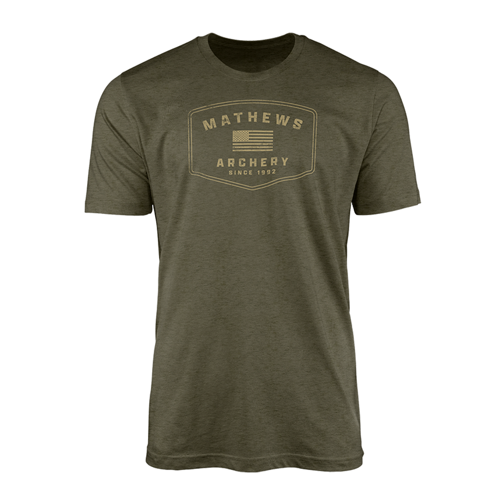 T-shirt Mathews Trailhead Green - Archery Connect