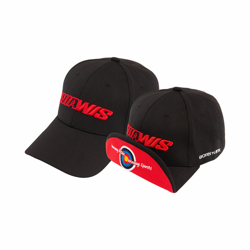 Casquette Wiawis Hat Folding Cap Black Red - Vue 2 - Archery Connect
