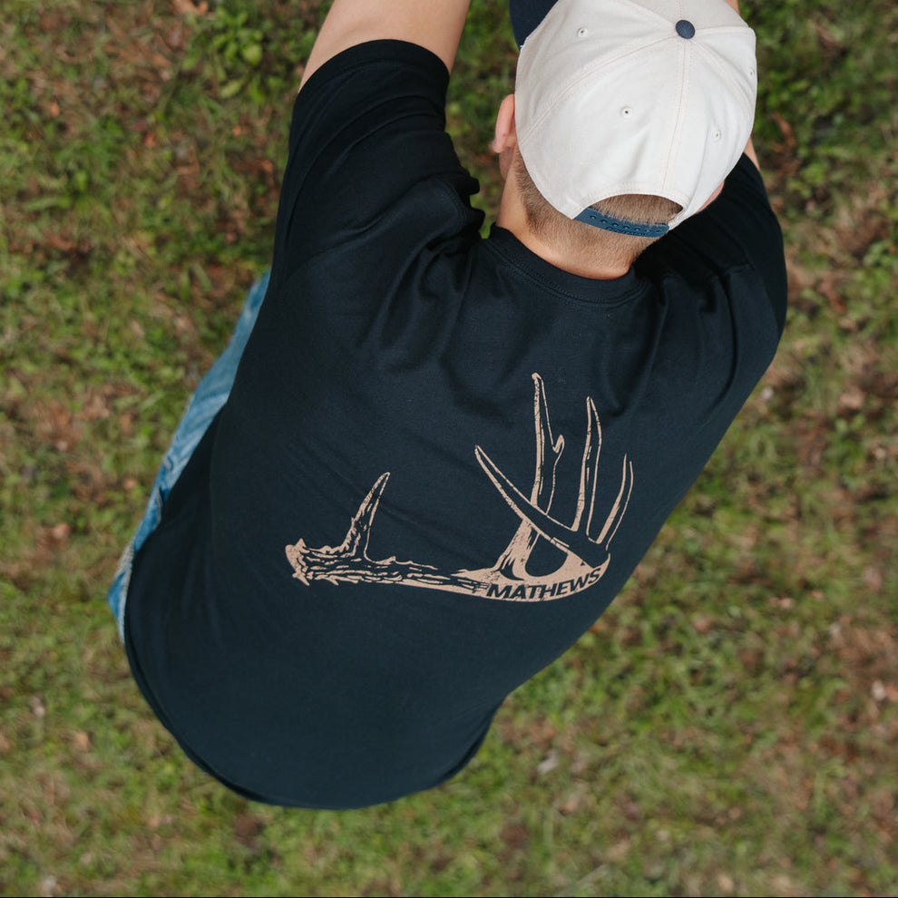 T-shirt Mathews Drop Tee Black - Vue 3 - Archery Connect