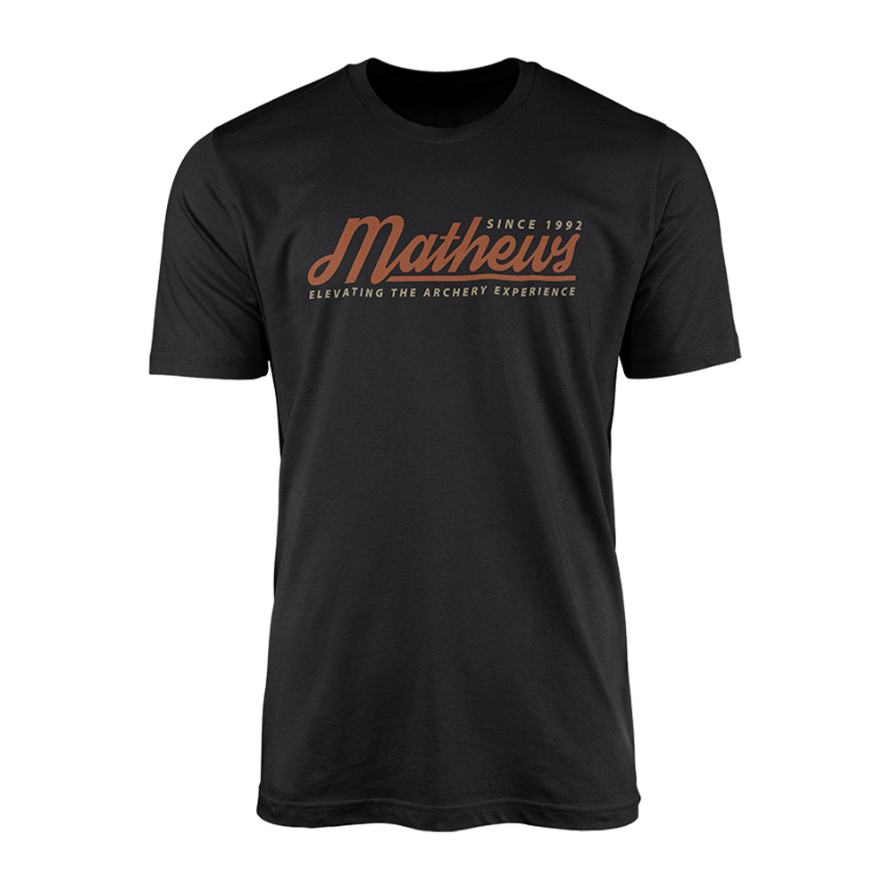 T-shirt Mathews Crossroad Tee Black - Archery Connect