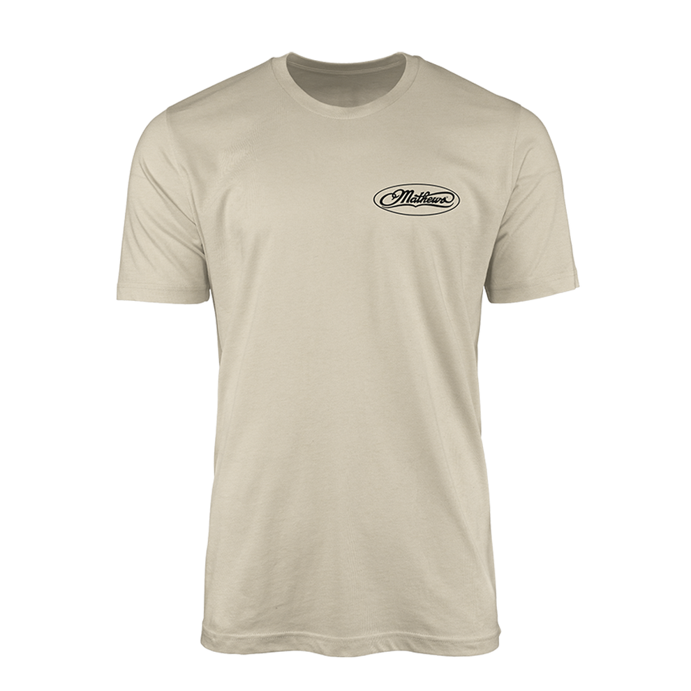 T-shirt Mathews Drop Tee Tan - Vue 2 - Archery Connect