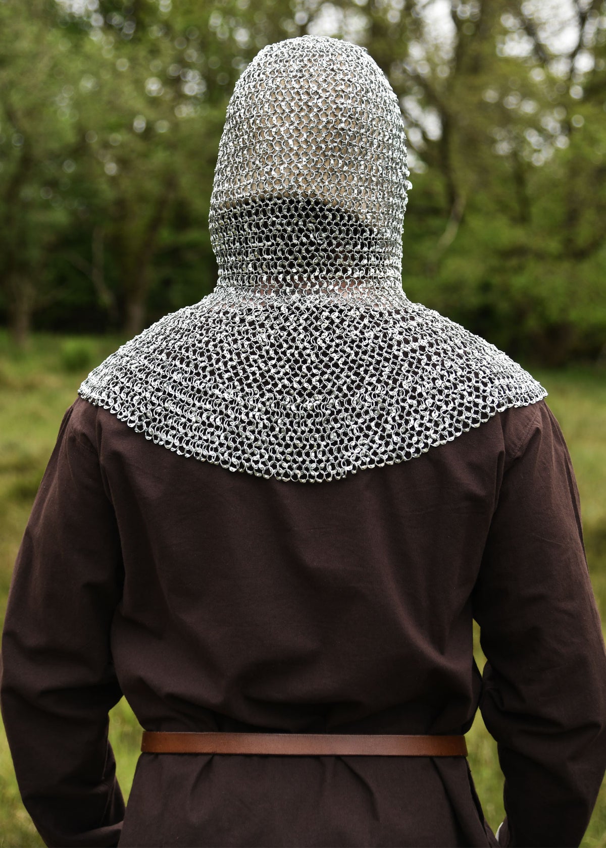 Coiffe de mailles rivetées galvanisées