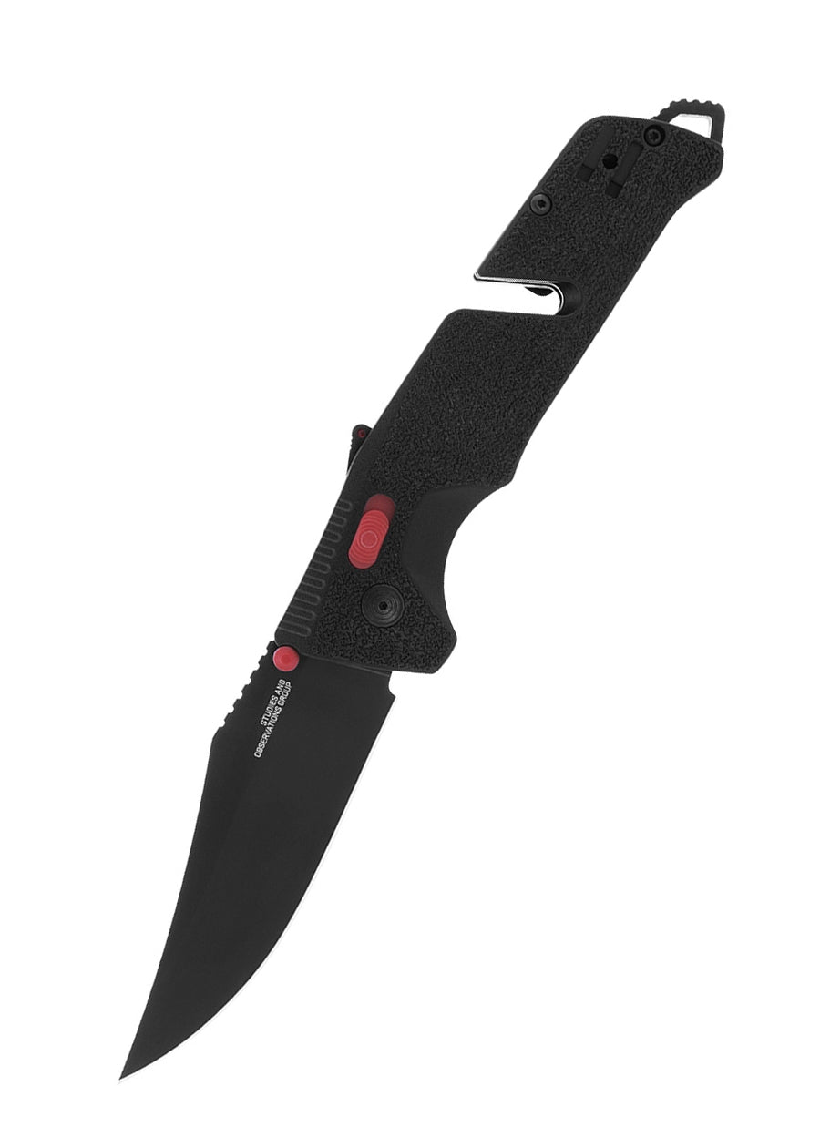 Couteau pliant SOG Trident AT noir et rouge