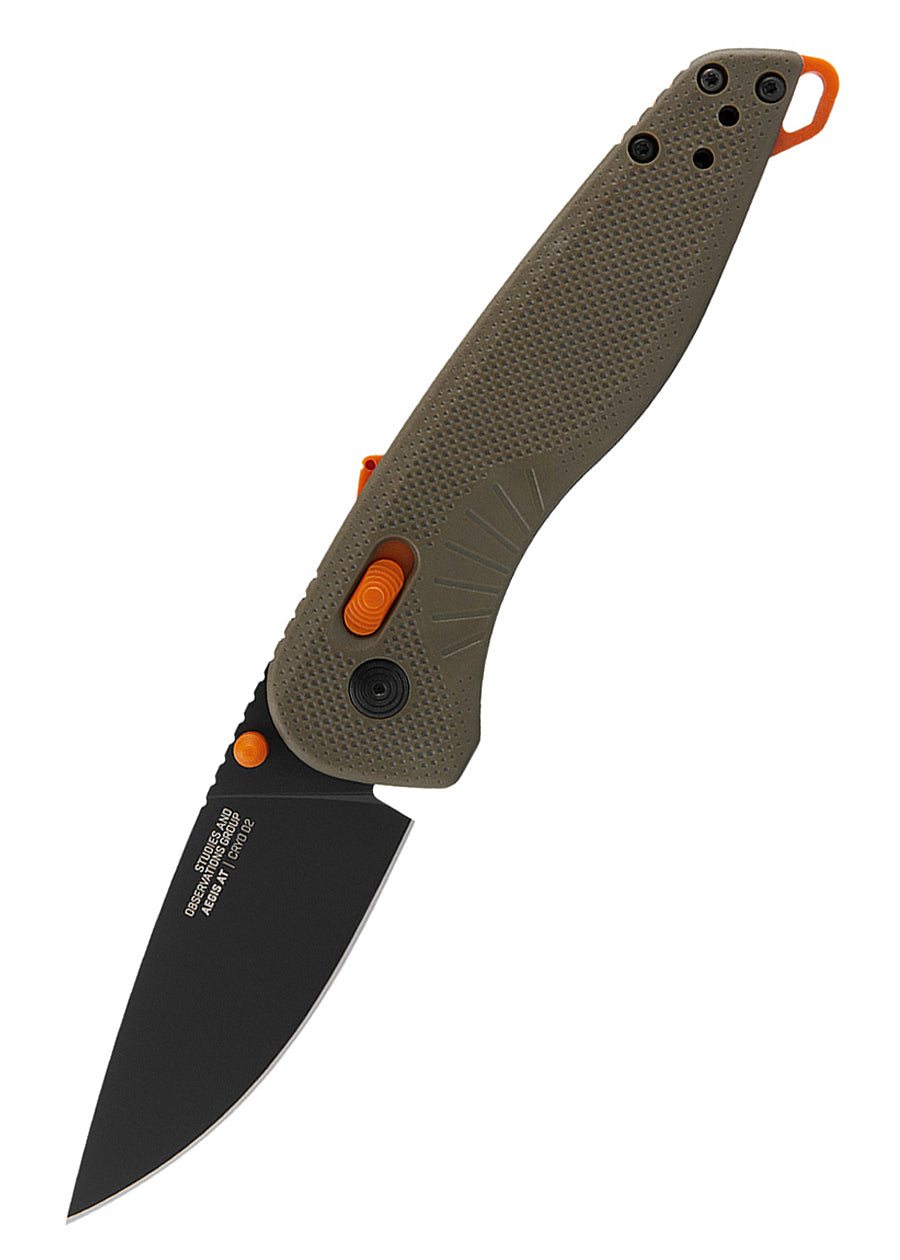 Couteau pliant SOG Aegis AT Tan & Blaze