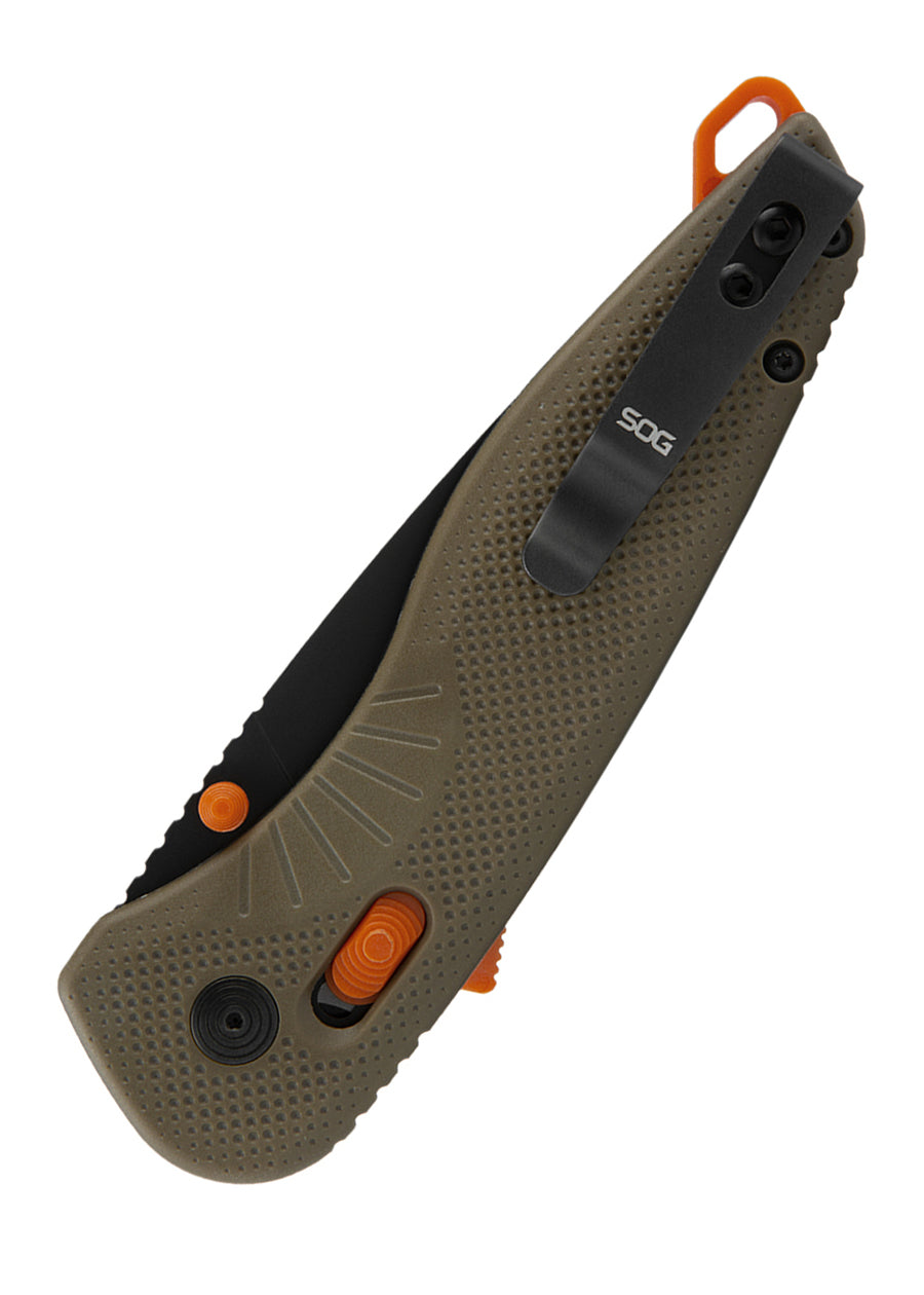 Couteau pliant SOG Aegis AT Tan & Blaze