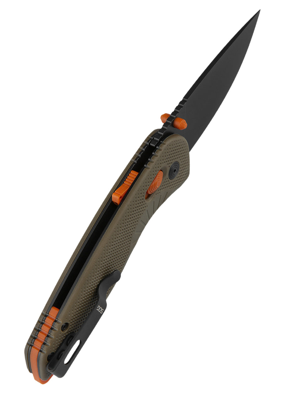 Couteau pliant SOG Aegis AT Tan & Blaze