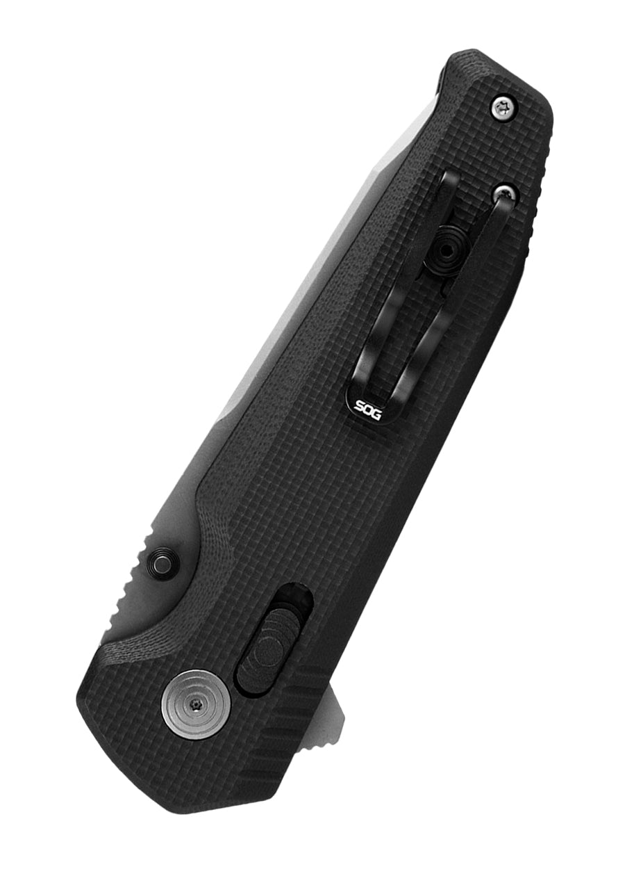 Couteau pliant SOG Vision XR LTE noir, lame tanto