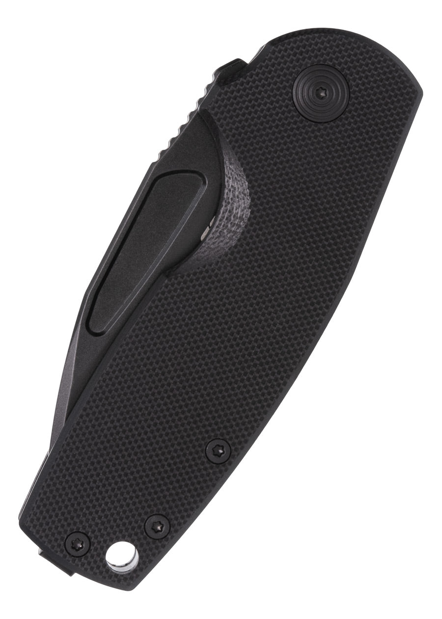 Couteau de poche SOG Stout SJ Blackout, G10 noir