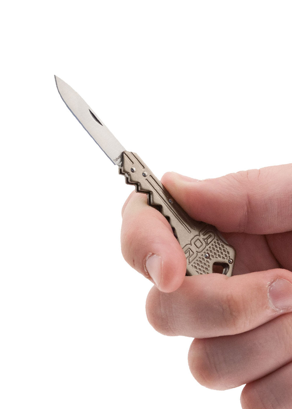 Couteau porte-clés SOG Key Knife finition laiton