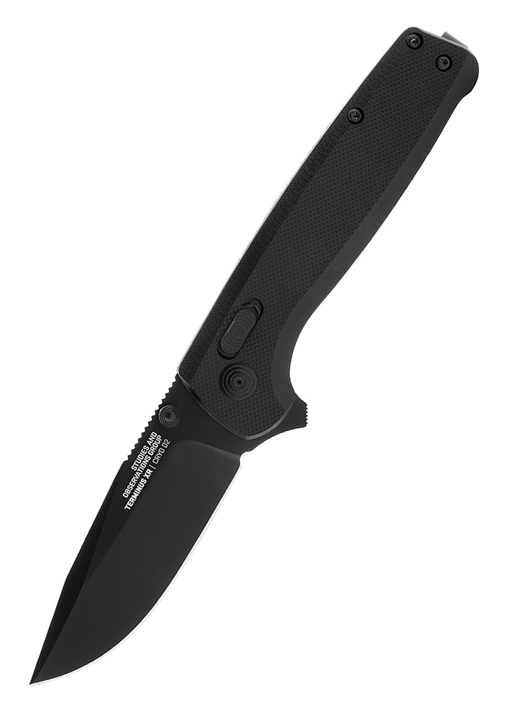 Couteau pliant SOG Terminus XR noir, lame D2, manche G10