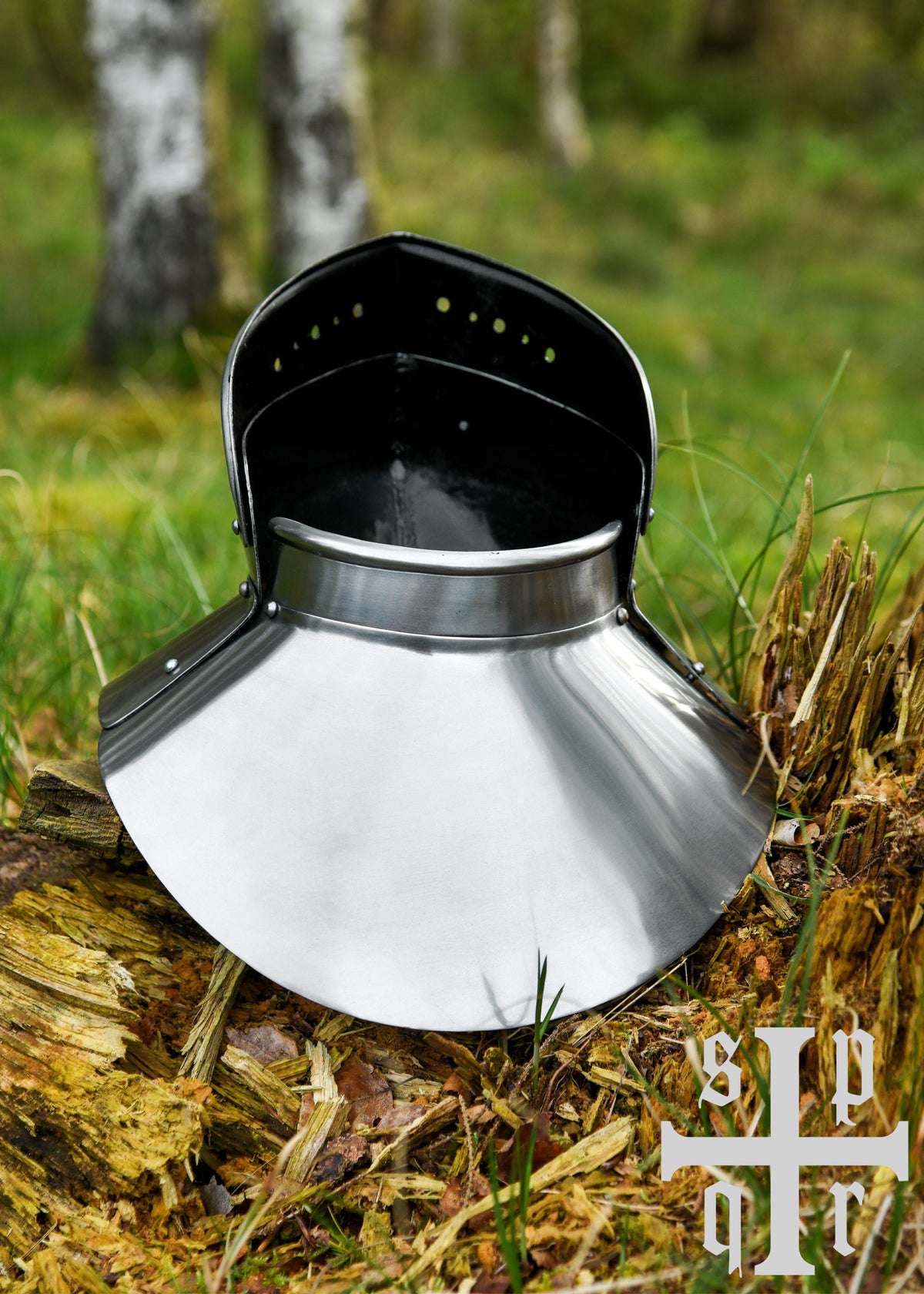 Bavière avec gorgerin en acier 1,6 mm