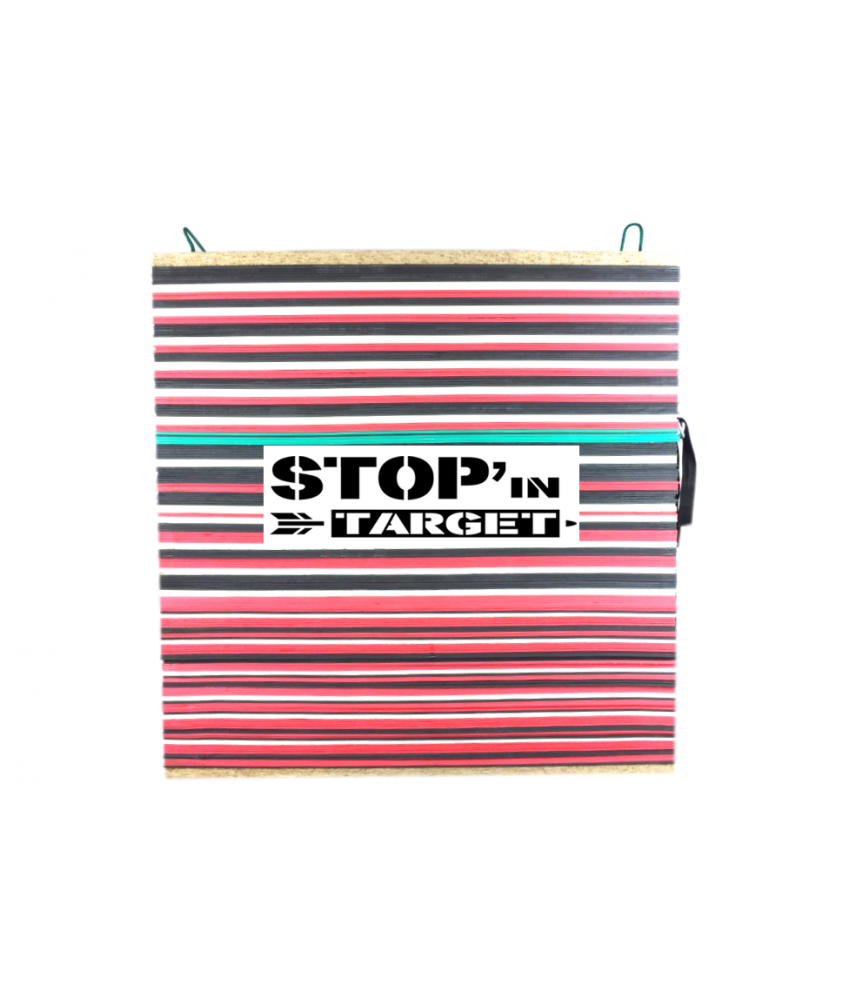 Cible en bandes de mousse compressée Stop'in Target Pack Band 90x90x30 cm