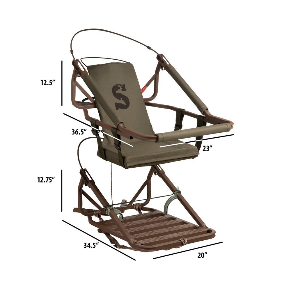 Treestand auto-grimpeur Summit Viper Steel