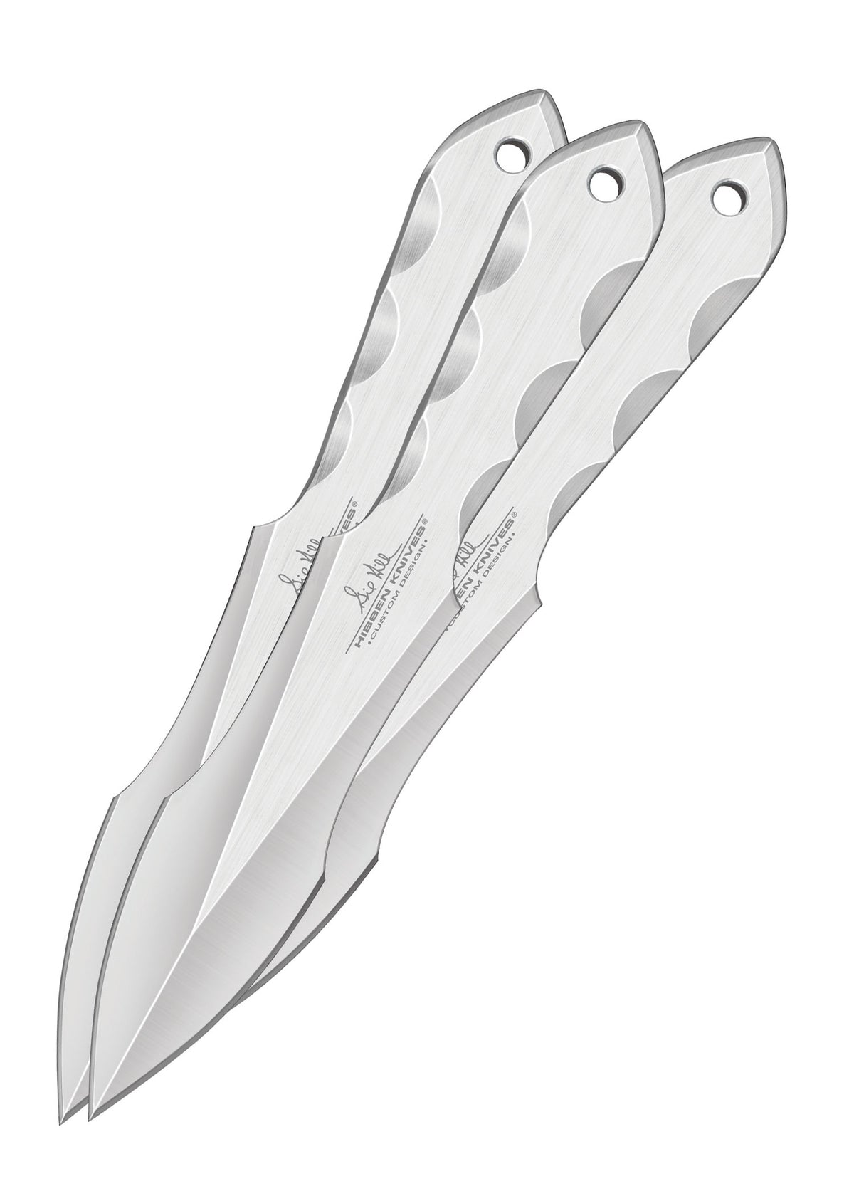 Set de 3 couteaux à lancer Gil Hibben Gen III avec étui