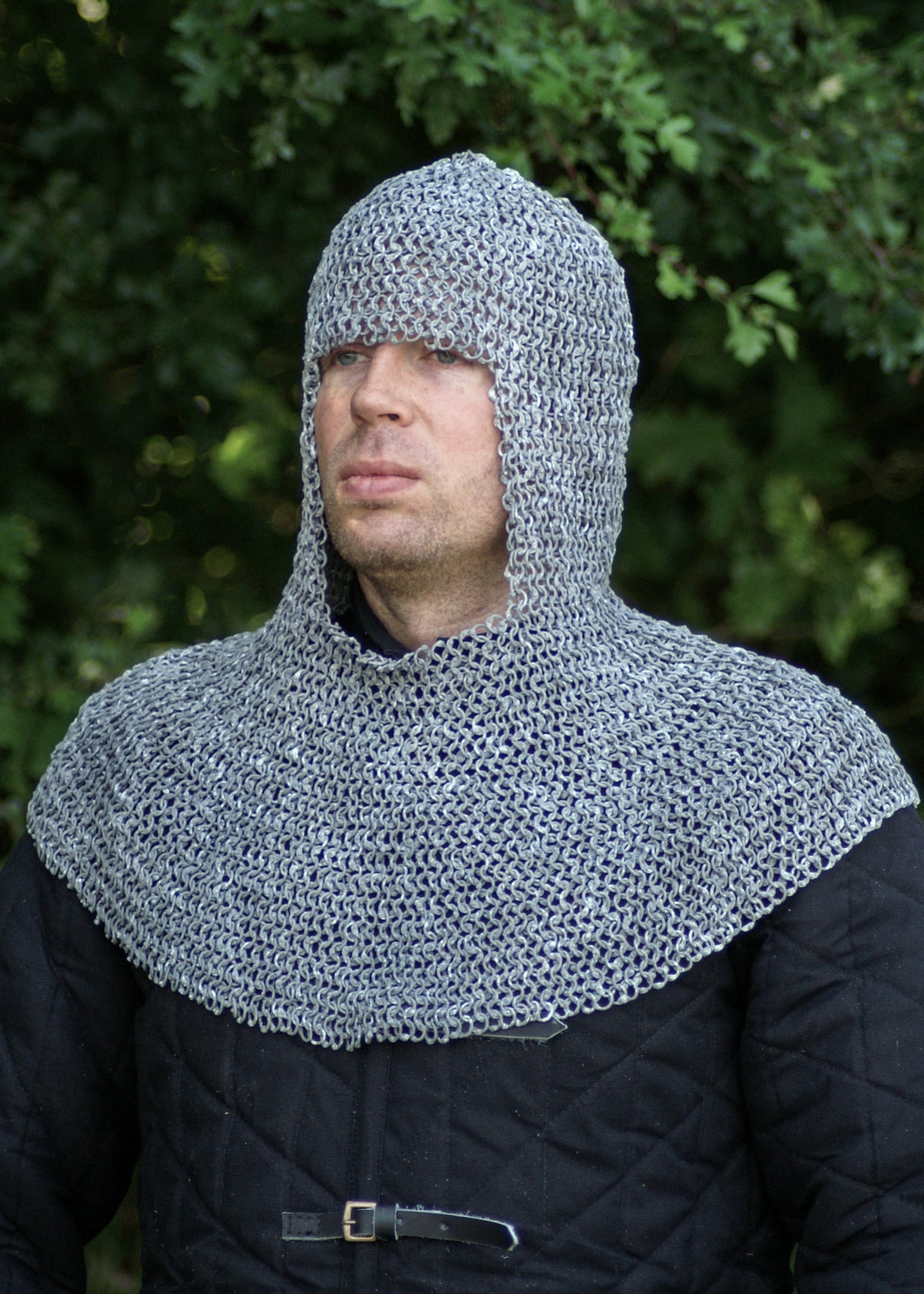Coiffe de mailles ARR en aluminium riveté gris foncé, DI 8 mm