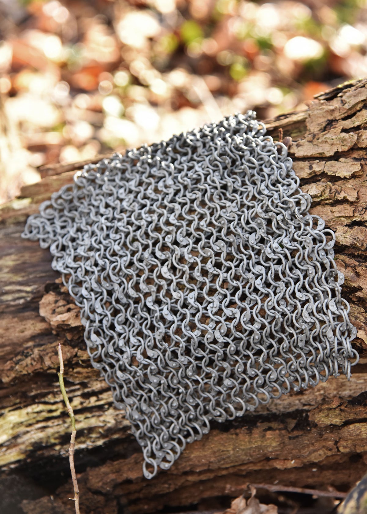 Pièce de maille ARR 20 x 20 cm en aluminium riveté, DI 8 mm