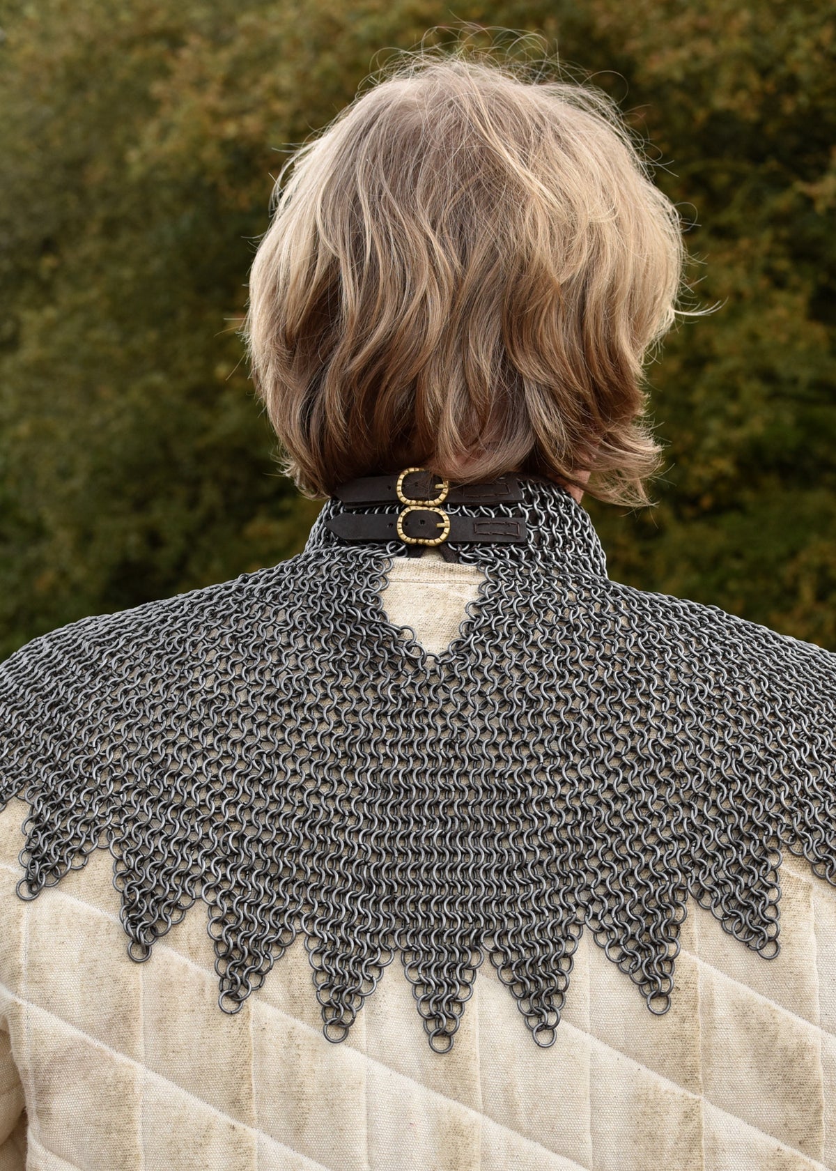 Collier d'évêque BTW en mailles d'acier à ressort