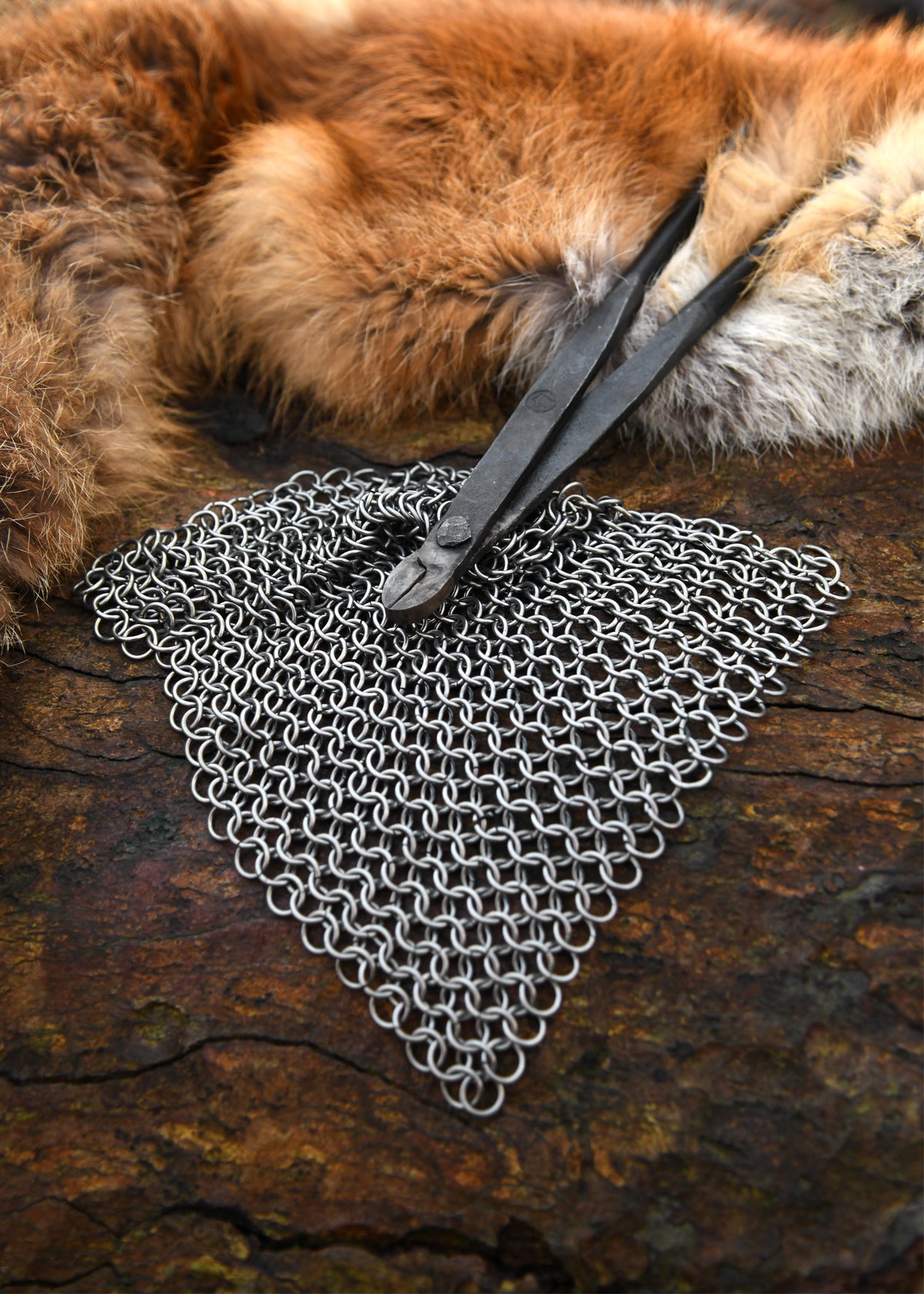Pièce de maille BTW 20 x 20 cm en acier à ressort, DI 8 mm