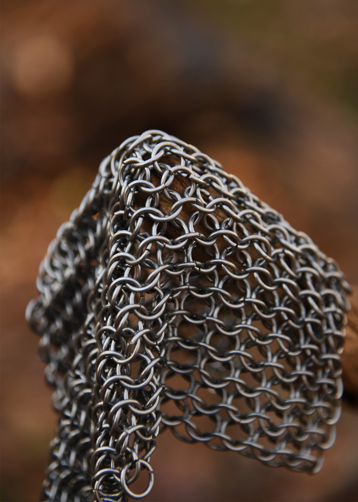 Pièce de maille BTW 20 x 20 cm en acier à ressort, DI 8 mm