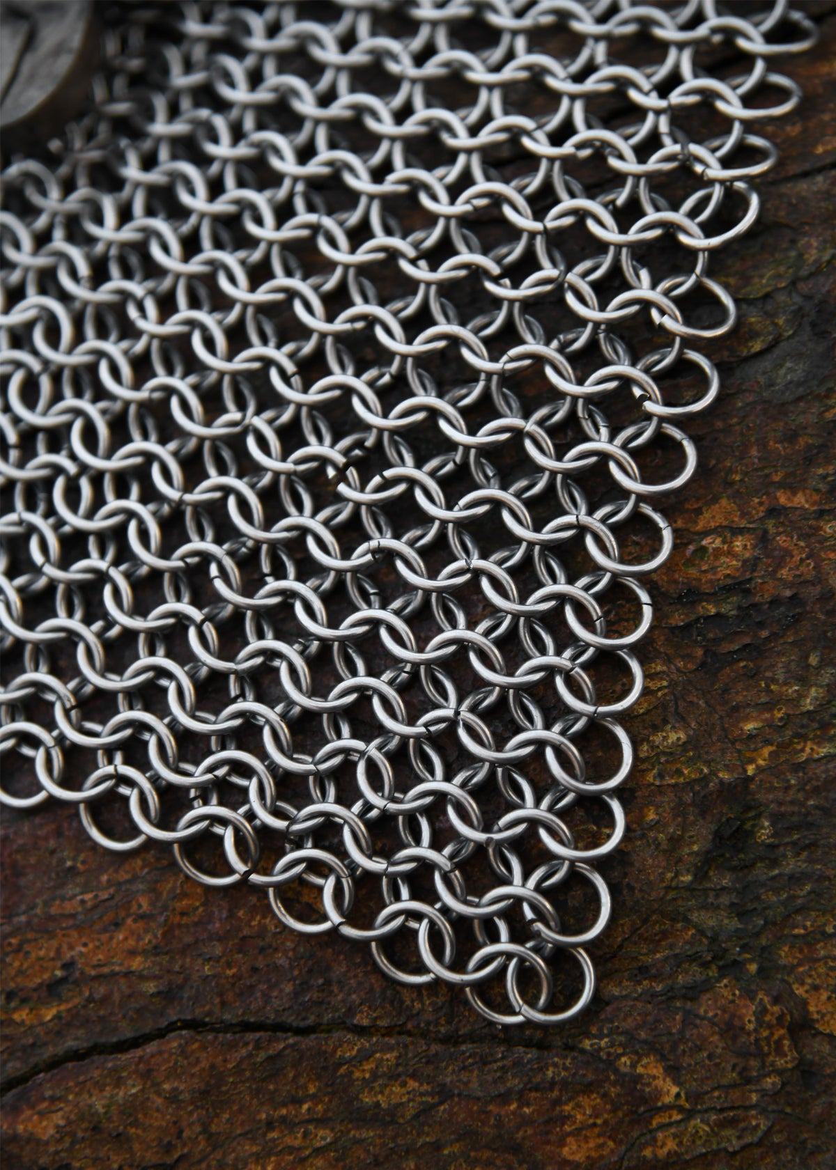 Pièce de maille BTW 20 x 20 cm en acier à ressort, DI 8 mm