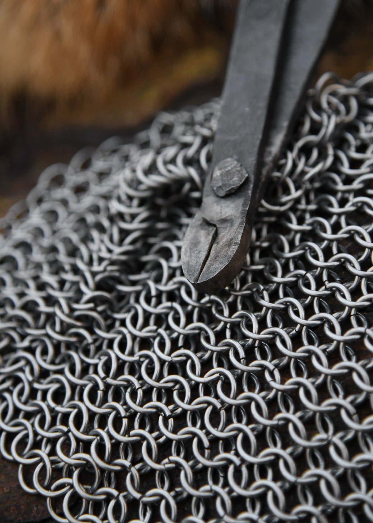 Pièce de maille BTW 20 x 20 cm en acier à ressort, DI 8 mm