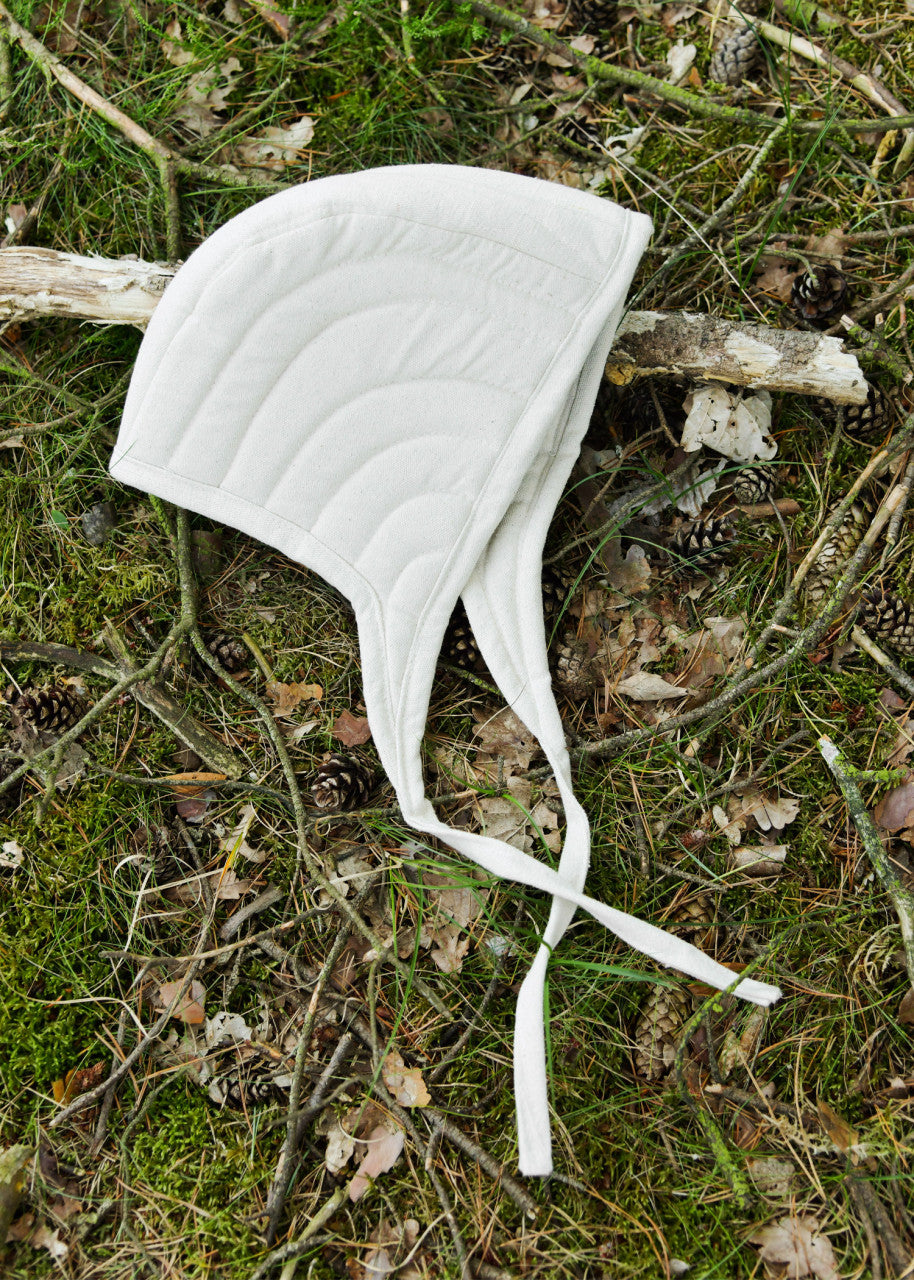 Cagoule rembourrée en coton naturel