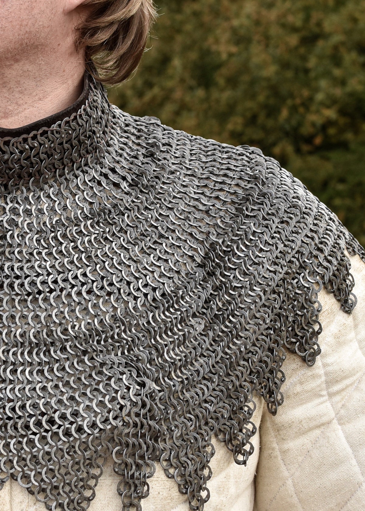 Collier d'évêque en mailles rivetées