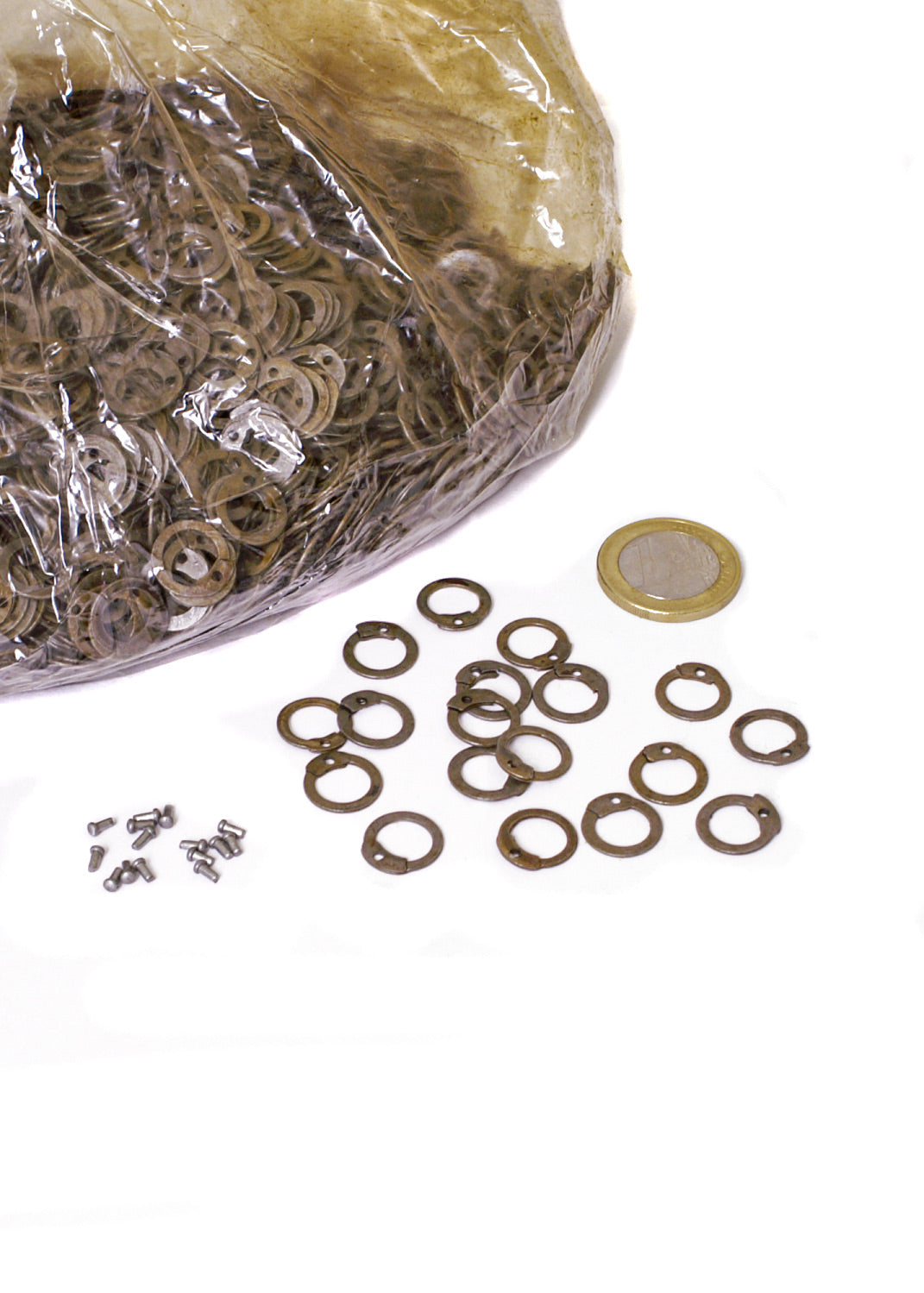 Anneaux plats à riveter pour cotte de mailles, DI 8 mm