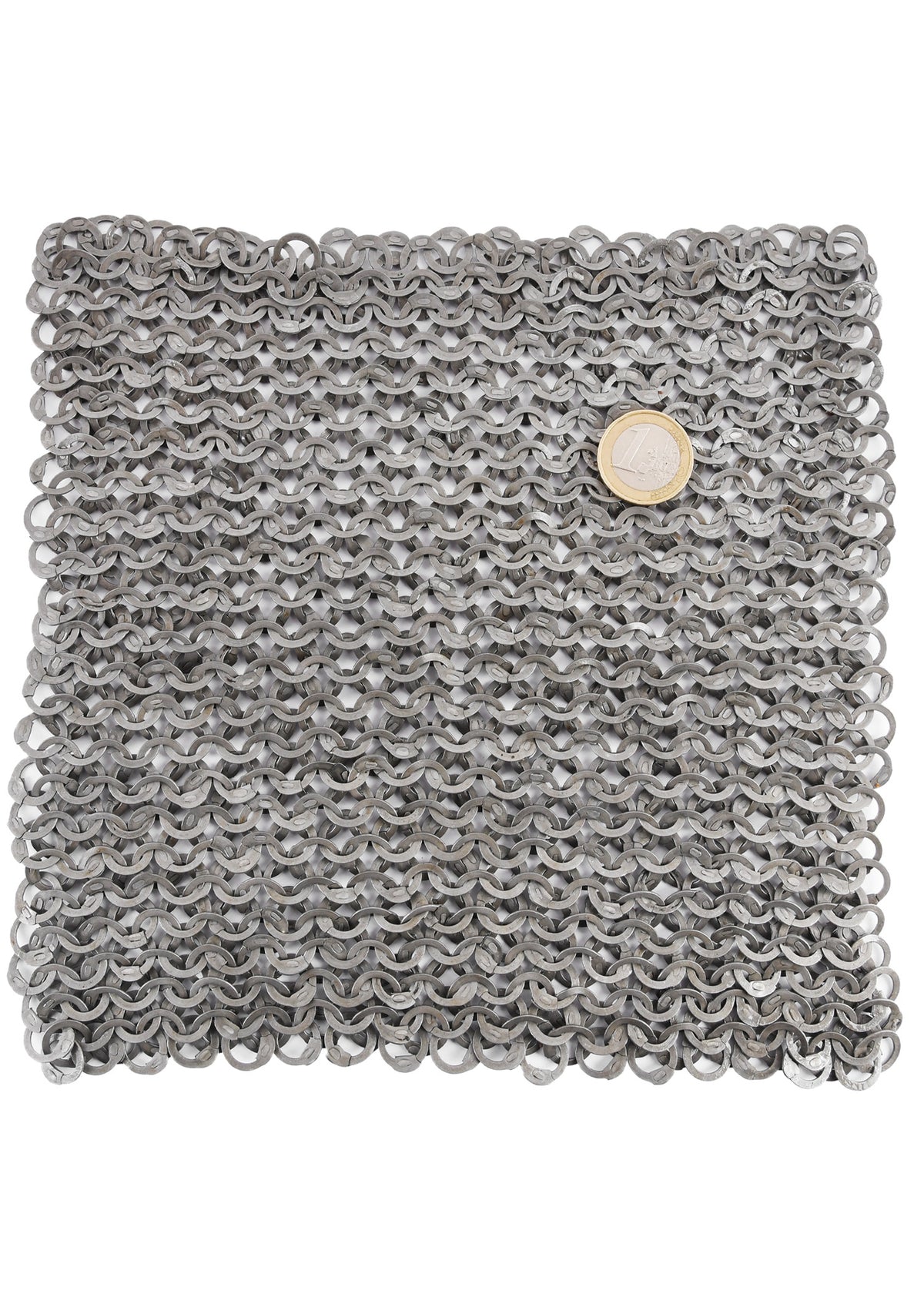 Carré de mailles FRW à anneaux plats et rivets en coin, 20 x 20 cm
