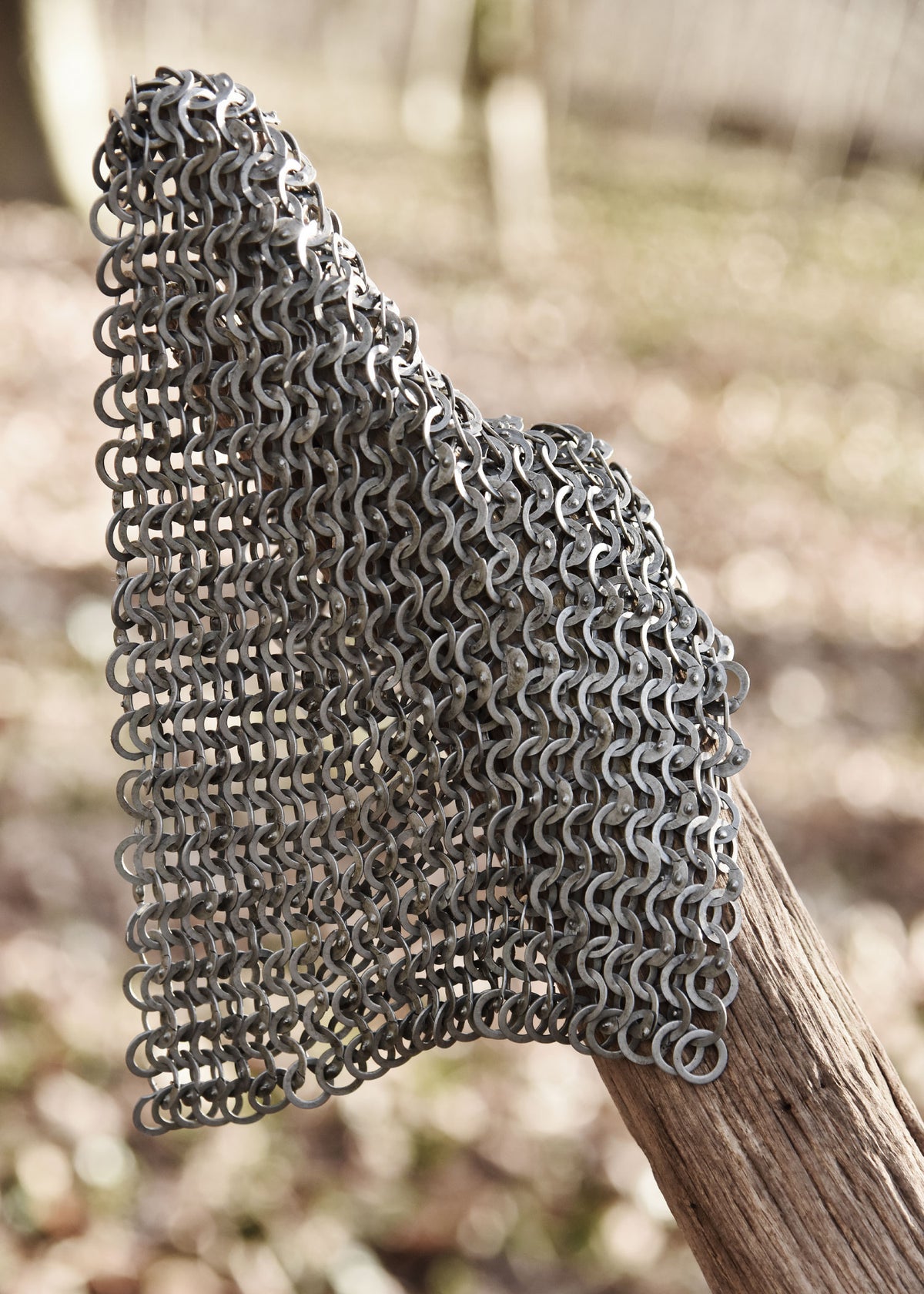 Carré de mailles FWM à anneaux plats et rivets en coin, 20 x 20 cm