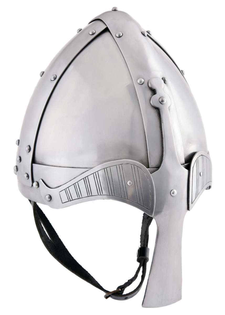 Casque à barrette viking, acier 2 mm