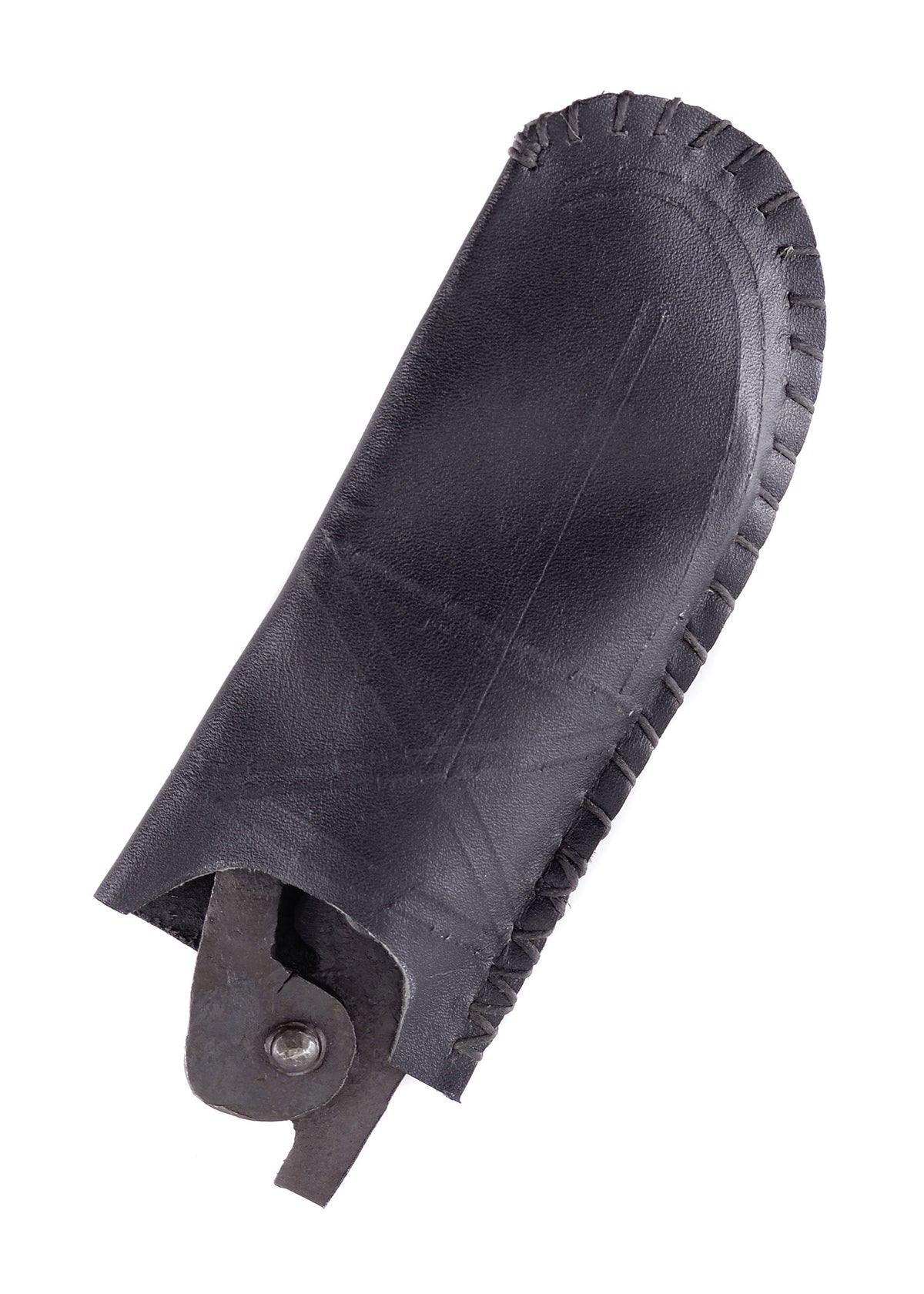 Couteau pliant Ulfberth forgé à la main avec étui en cuir
