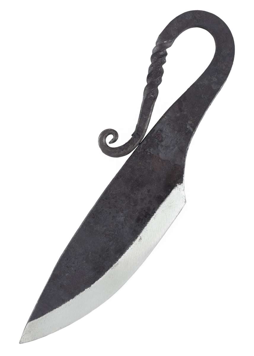 Couteau du Haut Moyen Âge avec étui en cuir