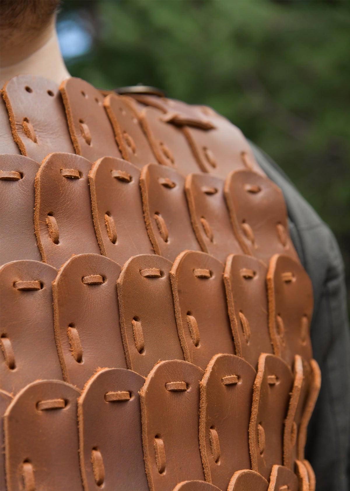 Armure lamellaire en cuir du haut Moyen Âge