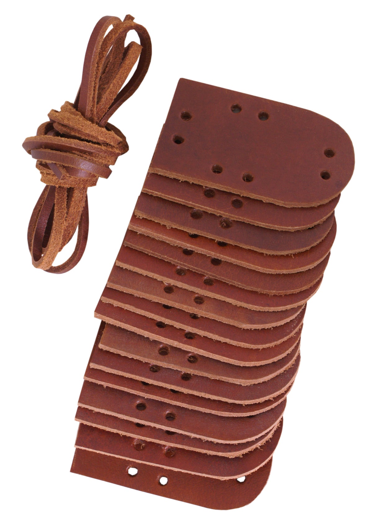 Kit d'extension de lamelles en cuir pour armure lamellaire