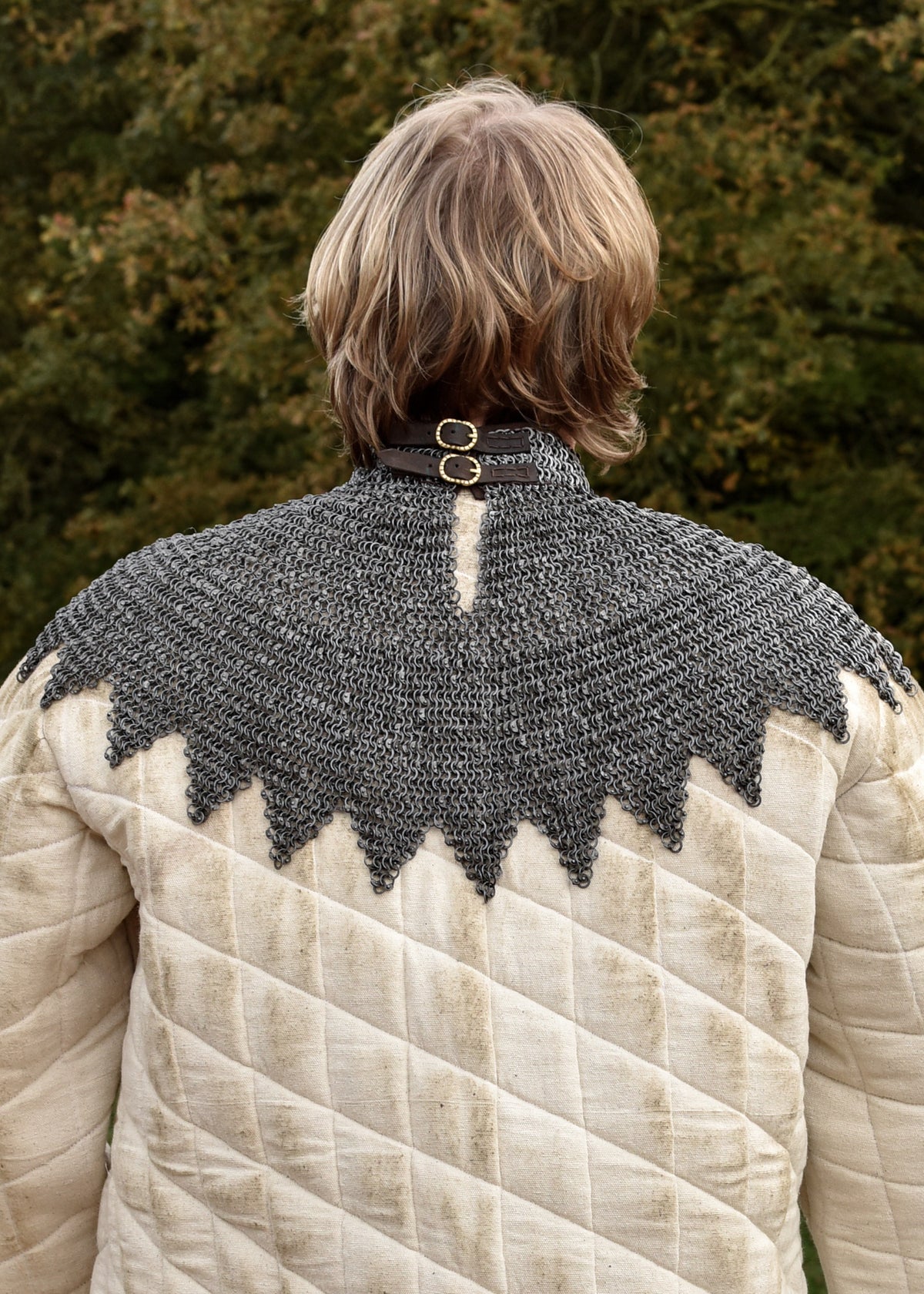 Col d'évêque en maille RM rivetée et estampée, DI 6 mm