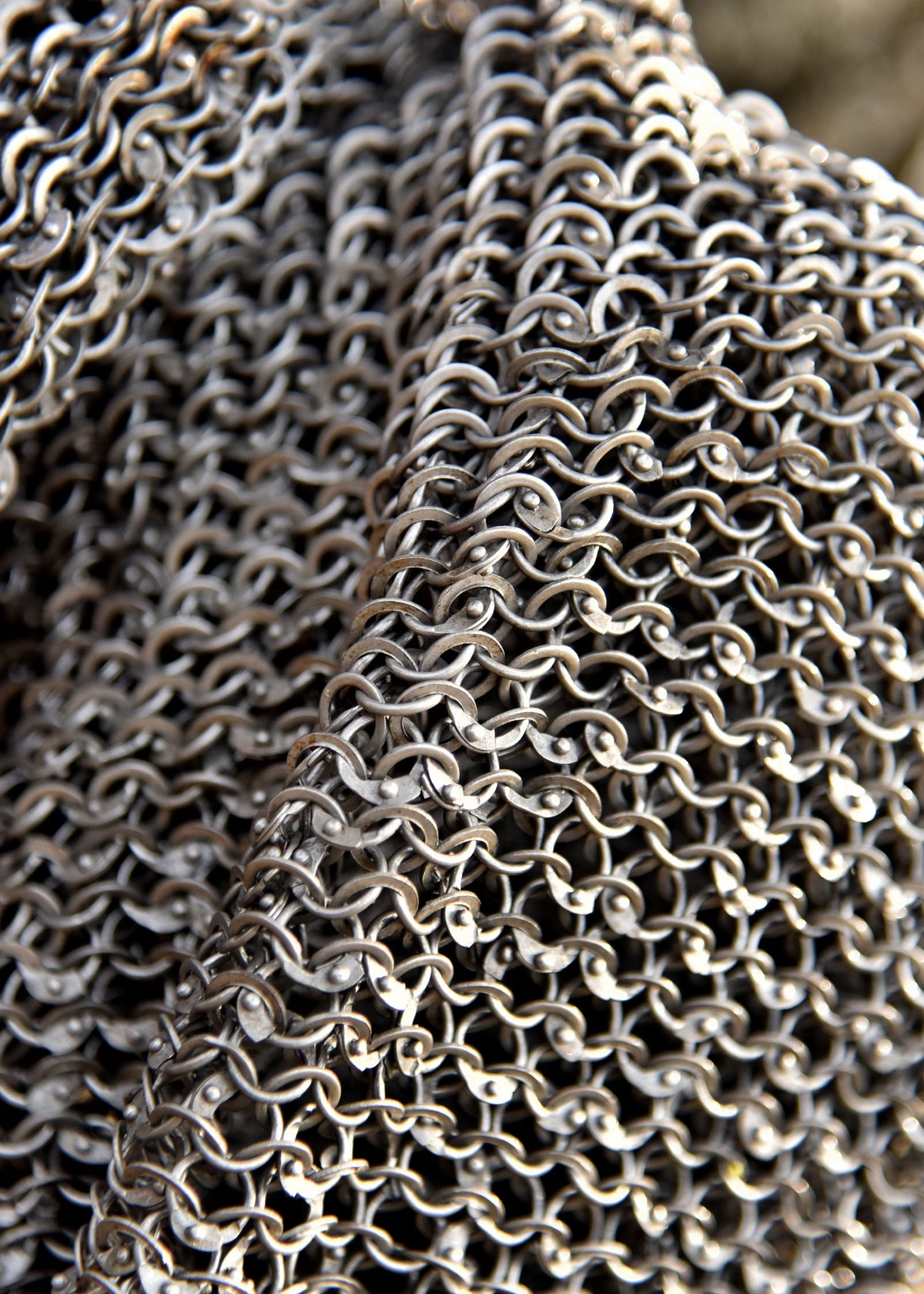 Coiffe de mailles RM rivetée et estampée, DI 6 mm