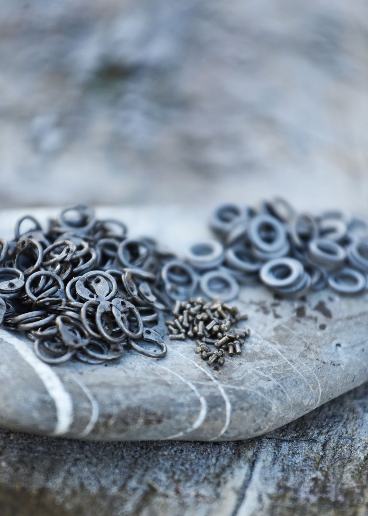 Anneaux et rivets de maille RM en vrac, DI 6 mm, sachet de 1 kg