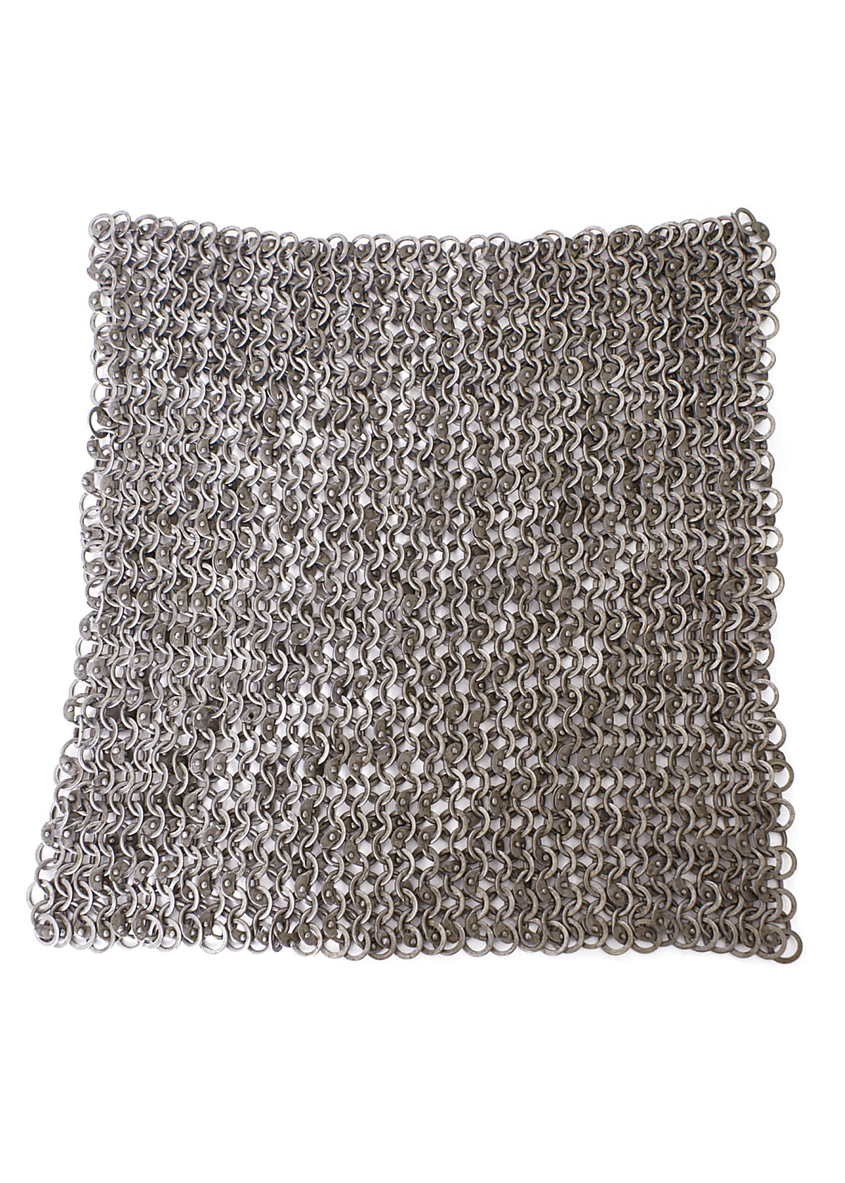 Pièce de maille RM 20 x 20 cm, anneaux rivetés et estampés, DI 6 mm