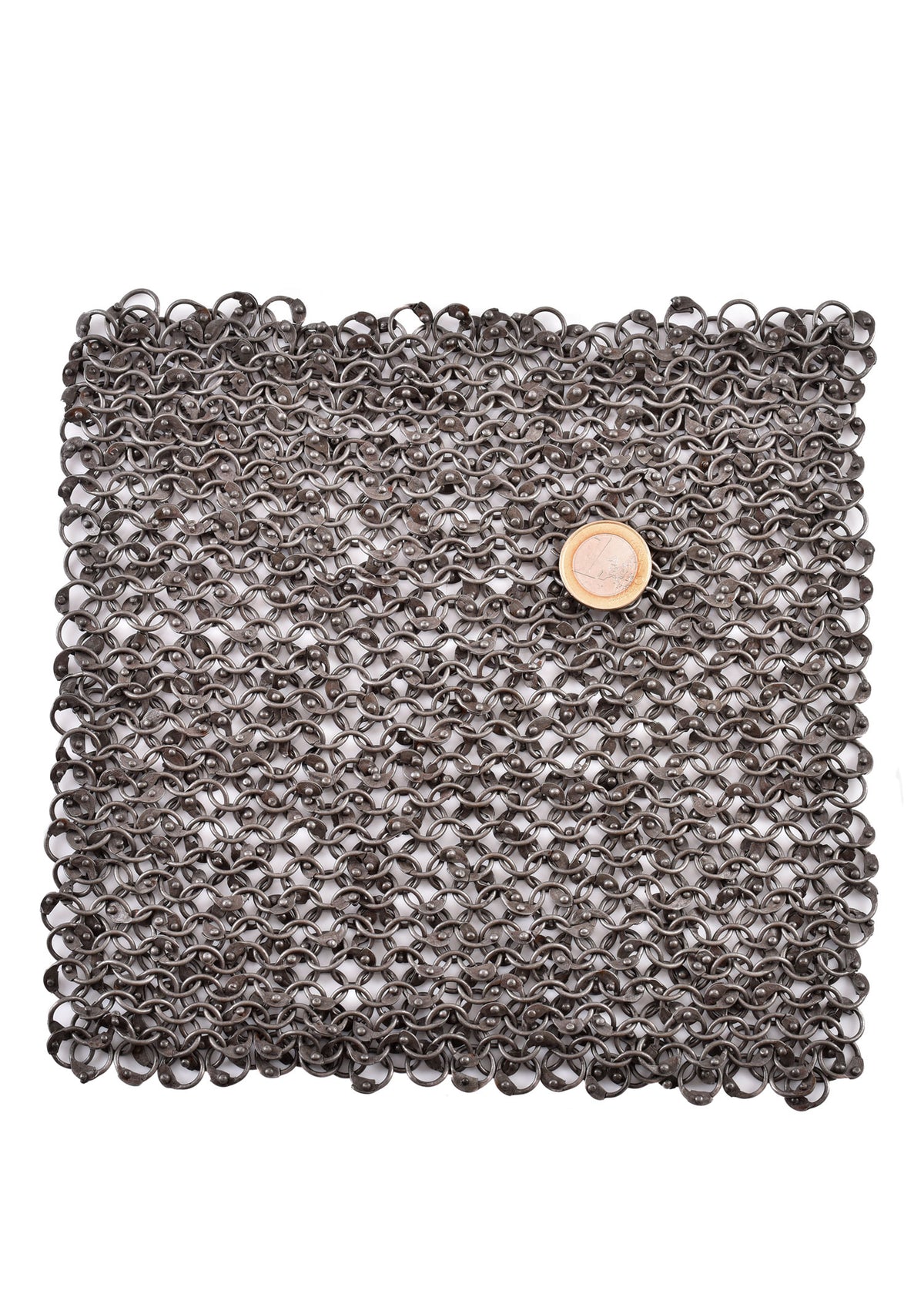 Pièce de maille RRR en anneaux ronds rivetés, 20 x 20 cm