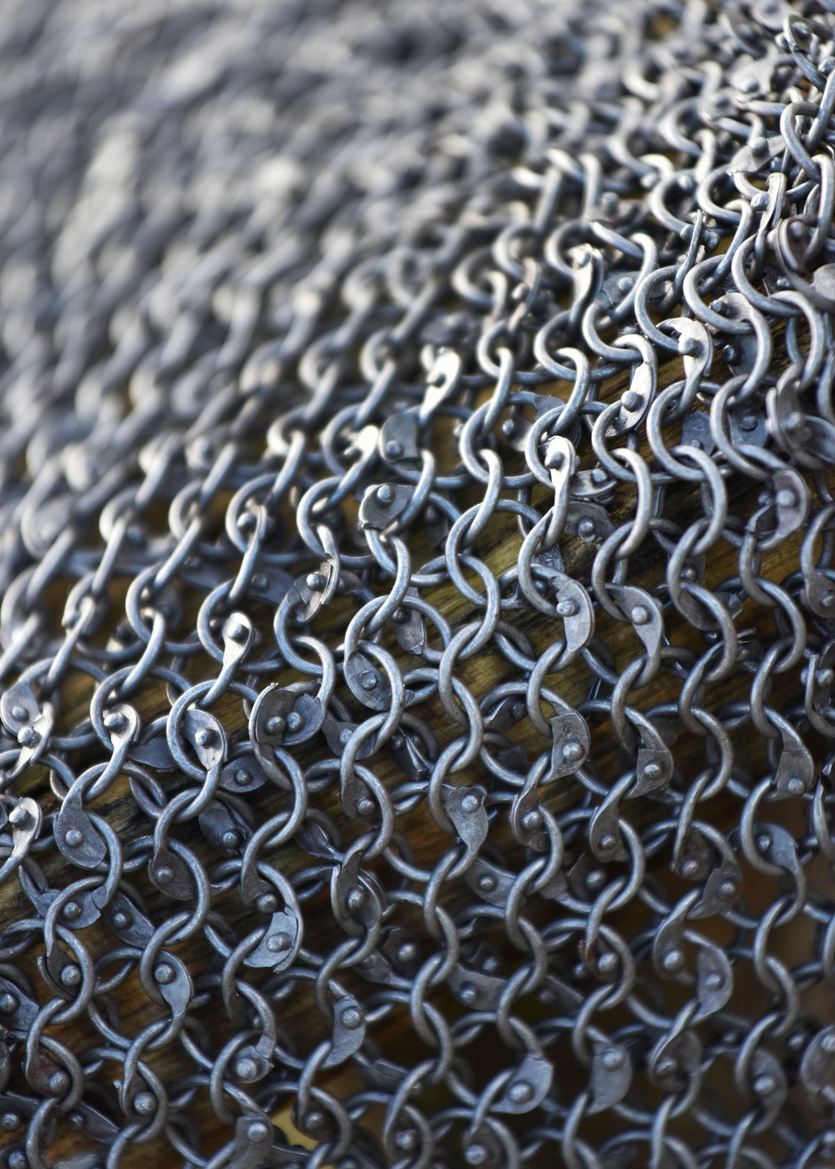 Pièce de maille RRR en anneaux ronds rivetés, 20 x 20 cm