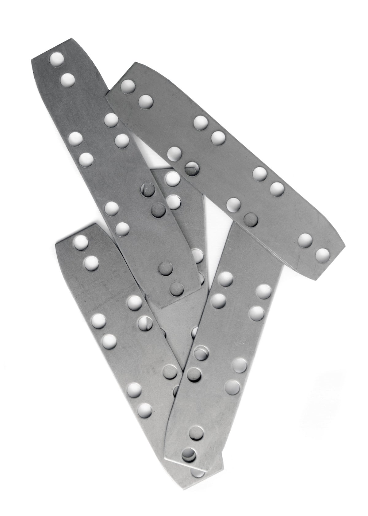 Écailles en acier pour armure lamellaire type Birka, lot de 25