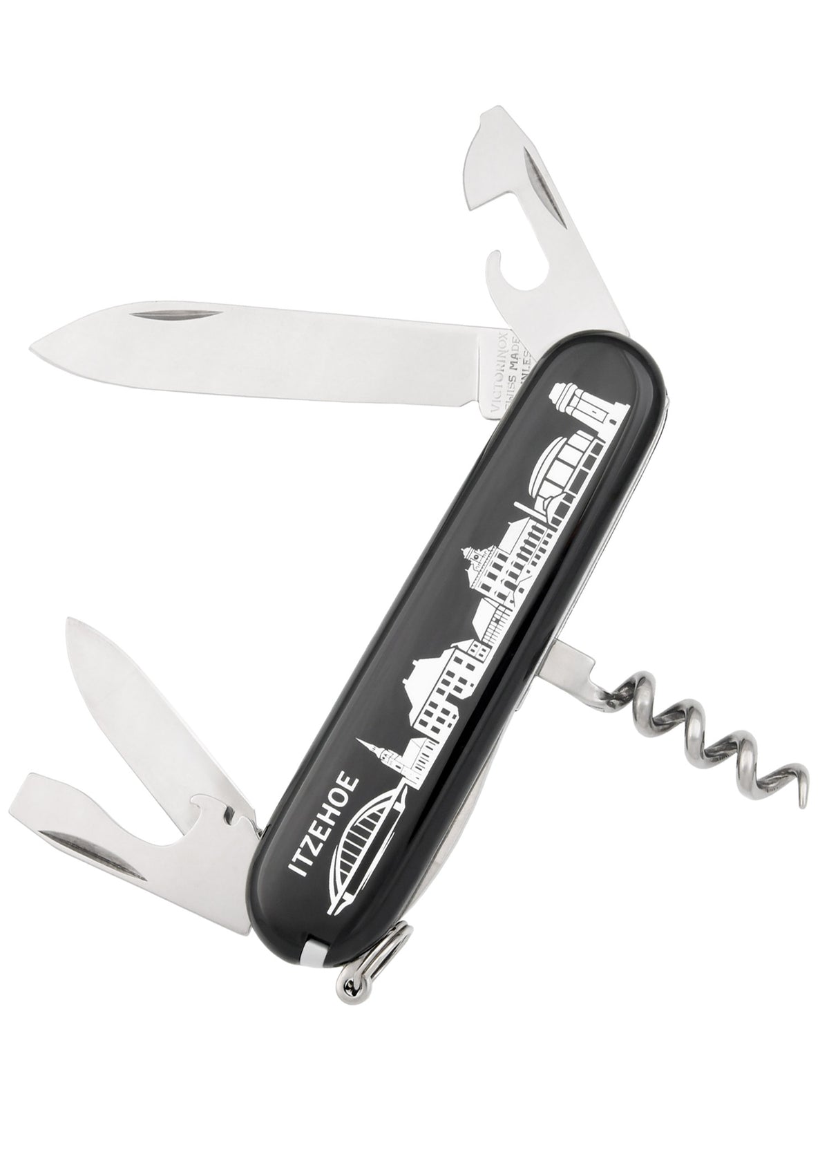 Couteau suisse Victorinox Spartan noir, édition Itzehoe